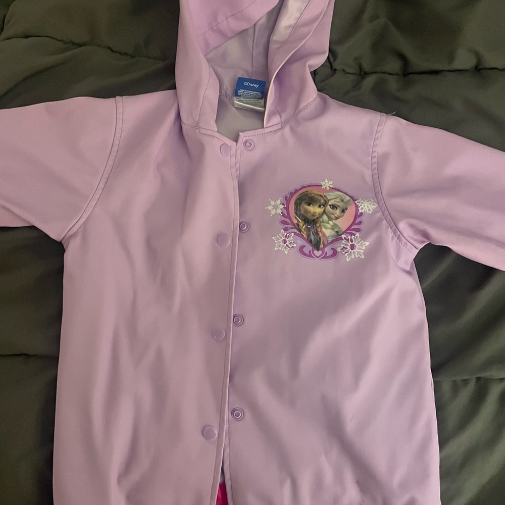 Disney Lavender Rain Jacket with Hood